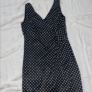 Donna Ricco Polka Dot Dress